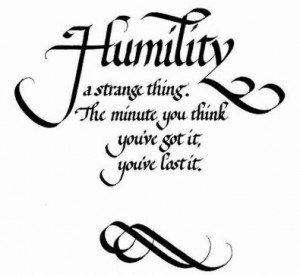 True humility