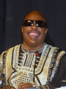 Stevie Wonder was born blind