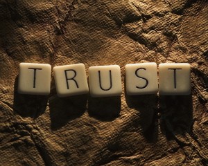 Trusting someone is a choice