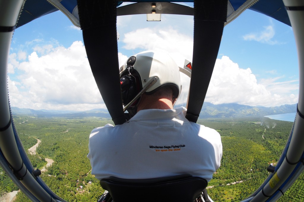 Ultralight Plane Pilot at Mati, Davao